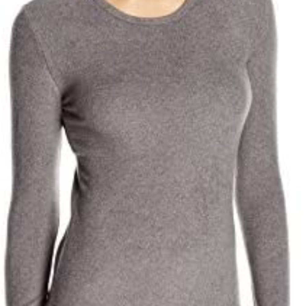 Cuddl Duds Women's Fleece wear with Stretch Crew Neck
